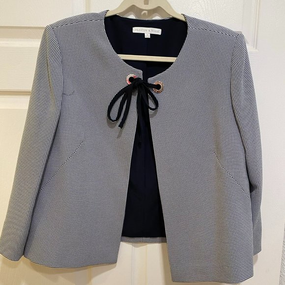 Preston & York Black and White Blazer - Picture 1 of 3